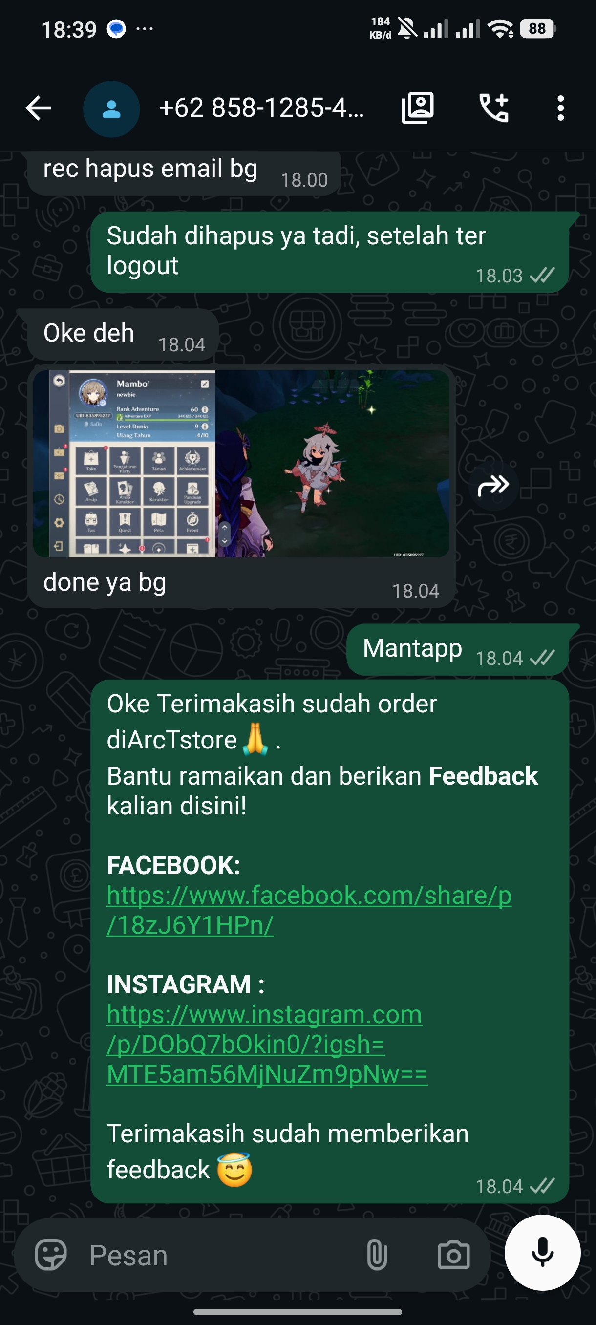 27 bintang 5 sold